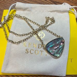 Kendra Scott Gold iridescent necklace